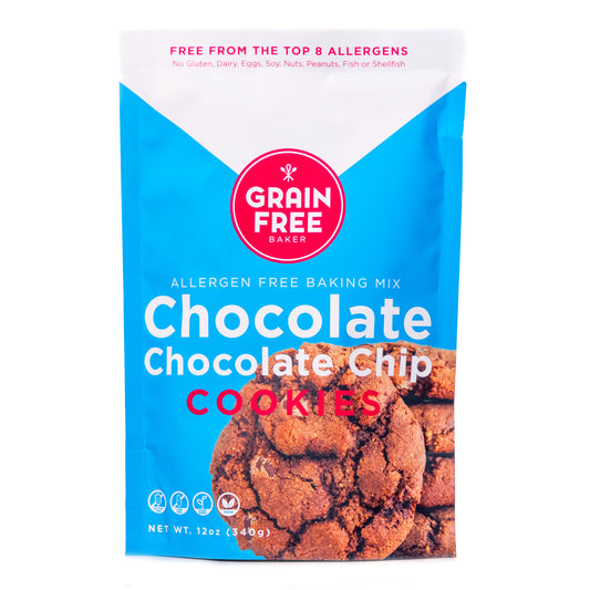 Grain Free Chocolate Chocolate Chip Cookie Mix