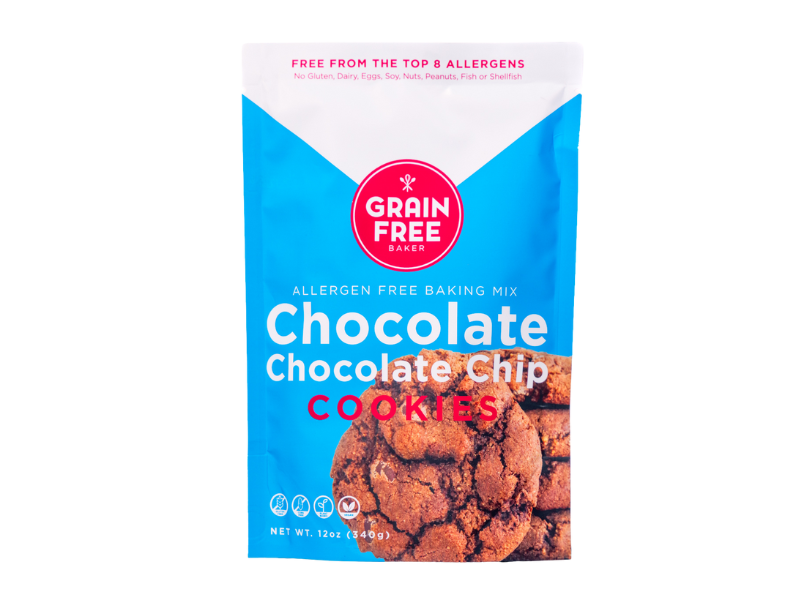 Grain Free Chocolate Chocolate Chip Cookie Mix